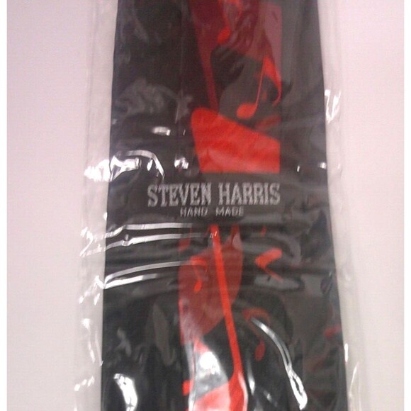 Steven Harris Necktie Tie Music Notes Musician Band Treble Clef Lot of 3 New - Picture 3 of 7